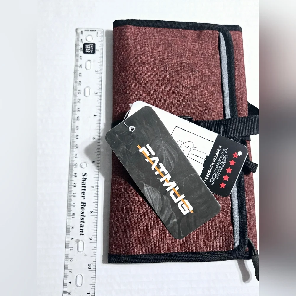 Polyester Travel Organizer Bag For Small‎ Electronic & Accessories Maroon